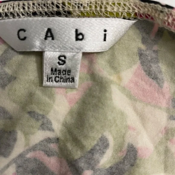 CAbi Multicolor Floral Blouse Size Small CB-60 - Picture 8 of 8